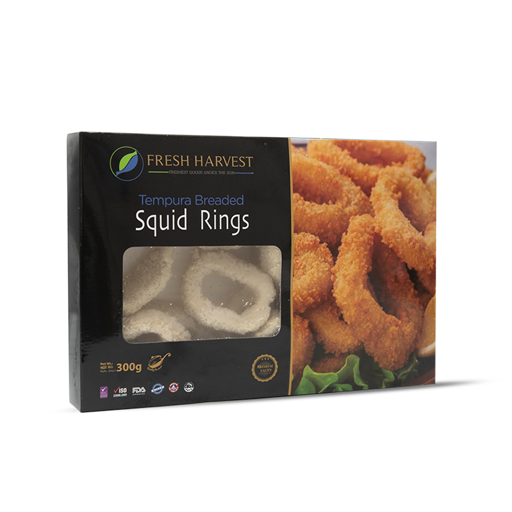 Tempura Breaded Calamari Rings (Squid) (300 g) Fresh Harvest