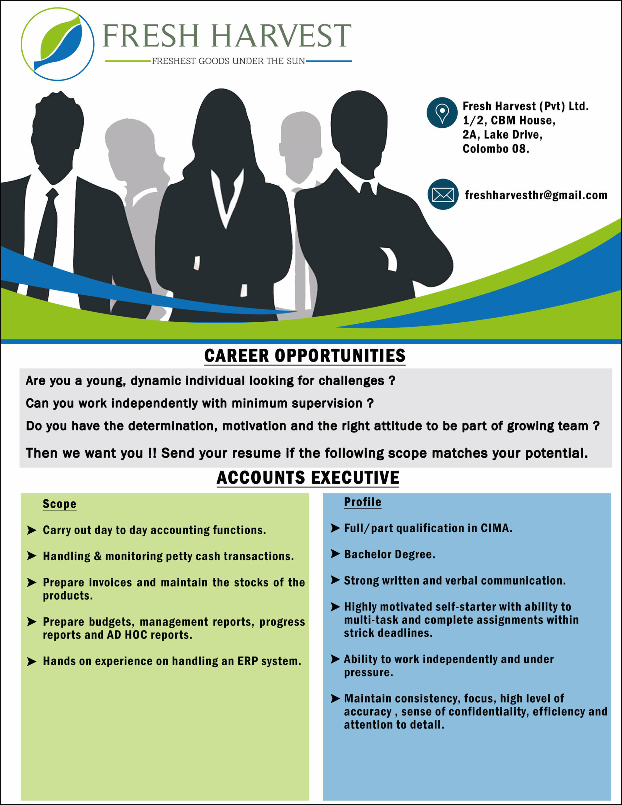 Careers Fresh Harvest